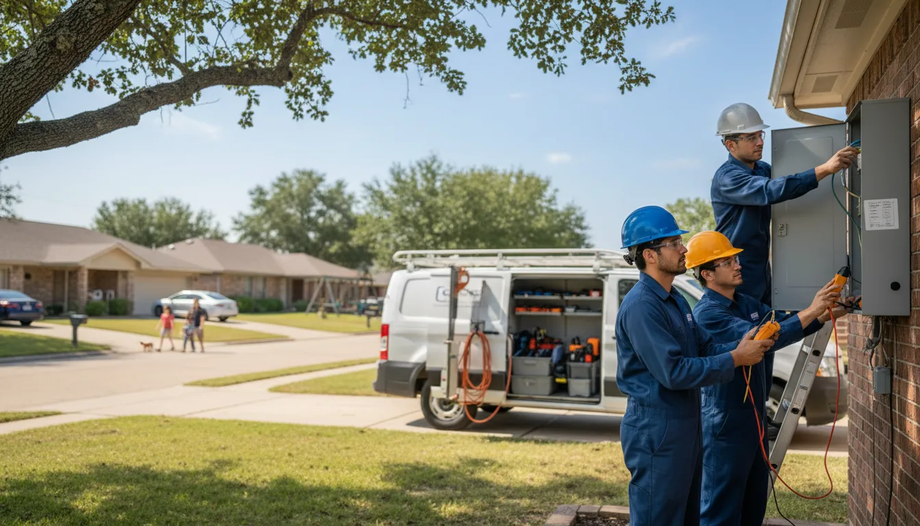Certified electrician providing emergency electrical services in Paris, AR